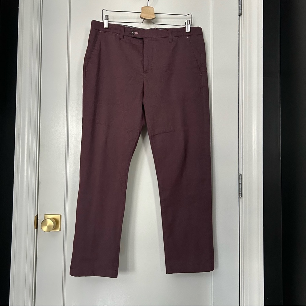Men's Burgundy Pants